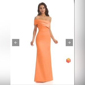 Orange Bridesmaid Dress